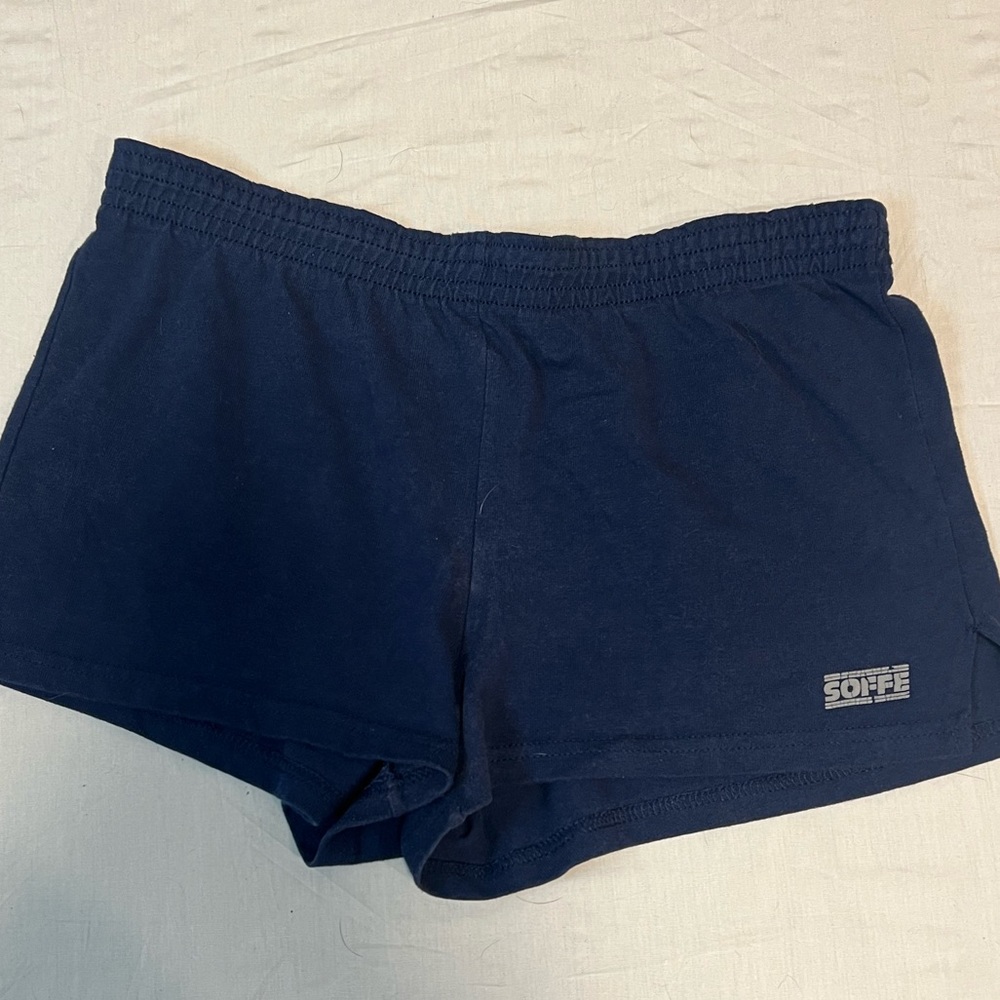 Navy shorts.